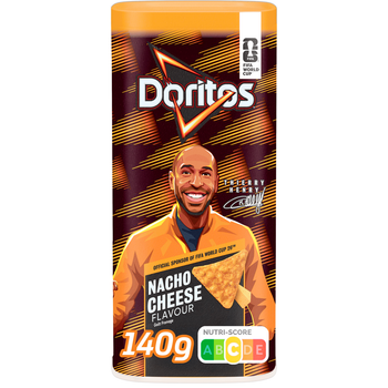 Чипсы Doritos Nacho Cheese FIFA World Cup 26 Thierry Henry со вкусом сыра начос 140 г