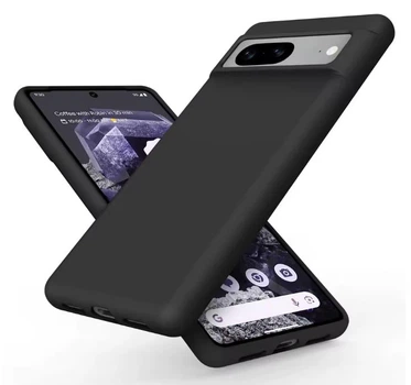 Силіконовий чохол Soft Touch з мікрофіброю для Google Pixel 7 | Захист від подряпин та пилу ( Чорний )