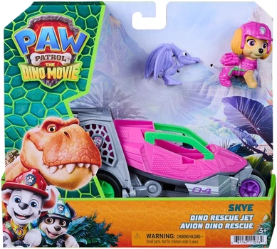 Игровой набор Paw Patrol Динокино Спасательный самолет с водителем Скай (SM97236/6075758)