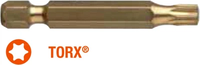 Биты USH ISOTIN TORX T40 x 50 мм Torsion титановые удлиненные 10 шт UUSG0203660