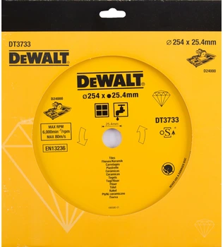 Tarcza diamentowa DeWalt Extreme 250 x 25.4 mm DT3733-XJ (5035048012413)