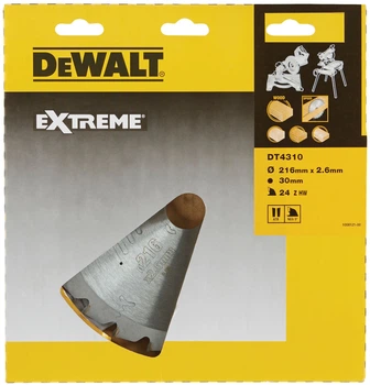 Tarcza pilarska DeWalt Extreme Workshop 24T 216 x 30 mm DT4310-QZ (5035048057827)