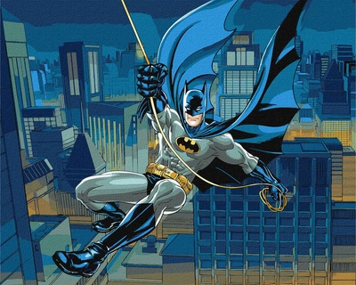 Картина по номерам WB «Batman: Зов тени» 40*50см KHO5244