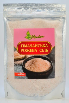 Гімалайська рожева сіль дрібна Меліса 200 г (4820089085202)