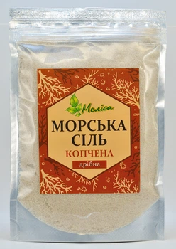 Сіль морська копчена дрібна Меліса 200 г (4820089086735)