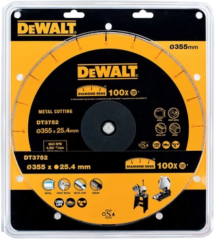 Алмазный диск DeWalt 355 x 25.4 мм DT3752-QZ (5035048083772)