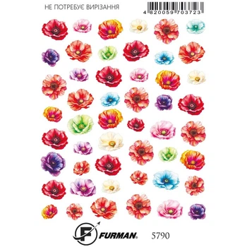 Слайдер дизайн для ногтей Furman 5790 (Арт 677)