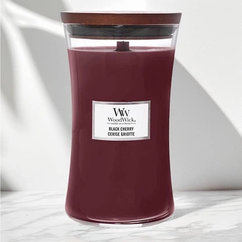 Ароматична свічка в склі Woodwick Large Black Cherry 609 г (93100E)