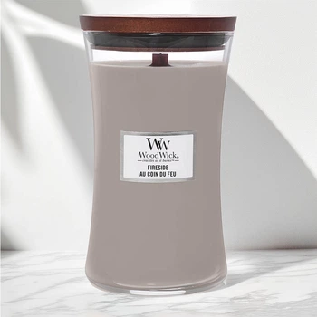 Ароматична свічка Woodwick Large Fireside 609 г (93106E)