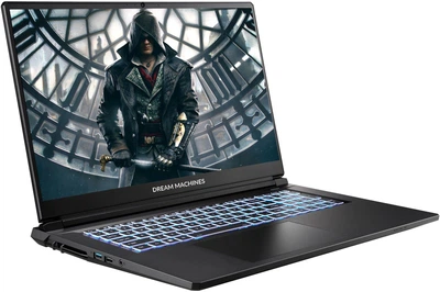 Ноутбук DREAMMACHINES RT5050-17PL28 (e2626295), AMD Ryzen 7 H 255 / 17.3" / 144 Гц / RAM 16 ГБ DDR5 / SSD 1 ТБ / AMD Radeon 780M + RTX 5050 / Без ОС / Чорний