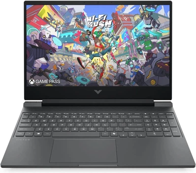 Ноутбук HP Victus 15 (C38YREA), AMD Ryzen 7 7445HS / 15.6" / 144 Гц / RAM 16 ГБ DDR5 / SSD 512 ГБ / AMD Radeon 610M + RTX 3050 / Windows 11 Home / Сірий