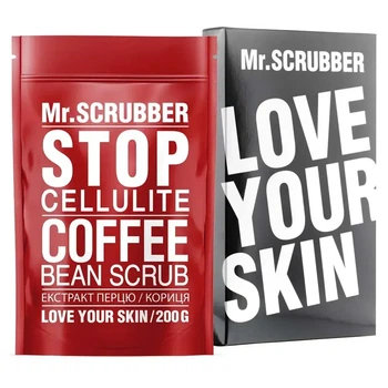 Антицелюлітний скраб для тіла Stop Cellulite Mr.SCRUBBER, 200 г
