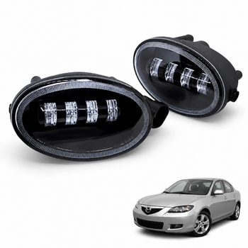 Світлодіодні протитуманні фари Mazda 3 (2003-2009) (Білий/Жовтий) 2 режими