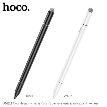 Стілус HOCO GM111 Cool dynamic series 3-in-1 passive universal capacitive pen White