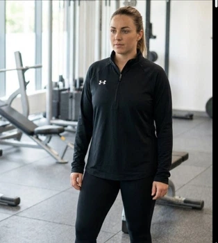 Спортивный лонгслив Under Armour 1/2 Zip р. XL для бега и фитнеса