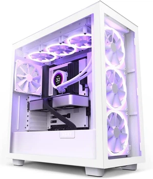 Корпус для ПК NZXT H7 Elite / RGB / без БП / Белый (102109628) - Уценка
