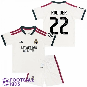 Футбольна форма для дітей Real Madrid RÜDIGER 22 Реал Мадрид 2026-2027 Home 155-165 см (set4779-138337-4)