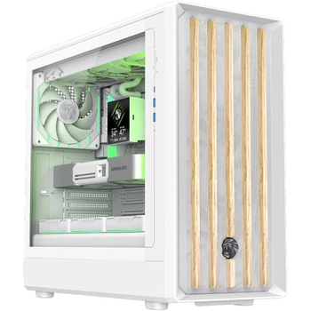 Корпус Gamemax CLAW 460 WOOD WHITE