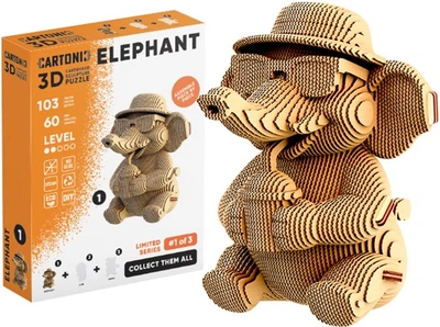 Картонный конструктор Cartonic Collectible ELEPHANT (CCARTELEP)