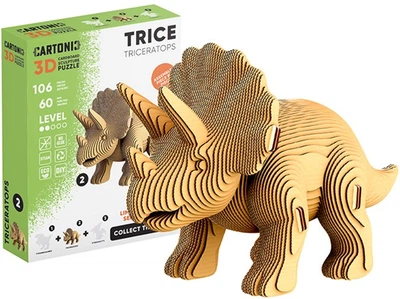 Картонный конструктор Cartonic Collectible TRICERATOPS (CCARTTRIC)