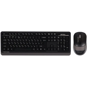 Комплект (клавиатура, мышь) беспроводной A4Tech FG1010S Black/Grey (FG1010S (Grey))