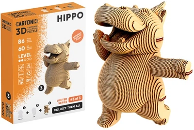 Картонный конструктор Cartonic Collectible HIPPO (CCARTHIPO)