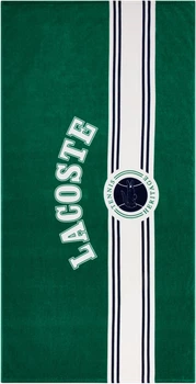 Полотенце хлопковое Lacoste пляжное 92х183 см Зеленое (1159864739)
