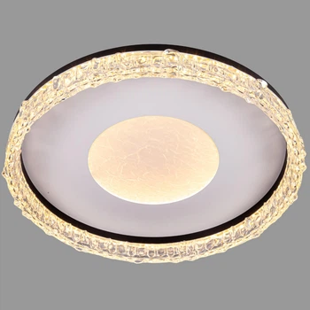 Люстра потолочная led 50W 49см для натяжного потолка (87-1088 BK)