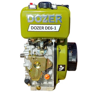 Двигатель дизельный Dozer DE6-1 6 л с с электростартером для мотоблока BAU_А0058719