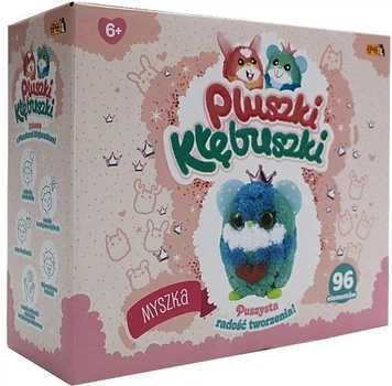 Zestaw kreatywny Epee Pluszki Kłębuszki Myszka 96 elementów EP04312 (8591945093155)