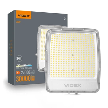 LED прожектор VIDEX F5 300W 3000-5000-6500K 230V White (VL-F5-300CW) VIDEX (29258-000)