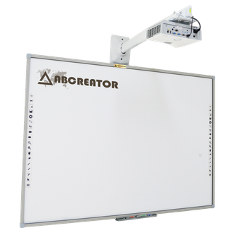 Інтерактивна дошка ABCreator ID-82 та мультимедійний проєктор Optoma W309ST