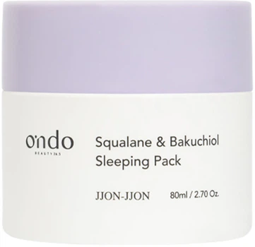 Maseczka do twarzy Ondo Beauty 36.5 Squalane & Bakuchiol Sleeping Pack na noc 80 ml (8437016160053)