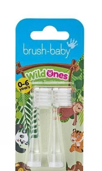 Змінні насадки до щітки Brush-baby WildOnes 0-10 років 2 шт