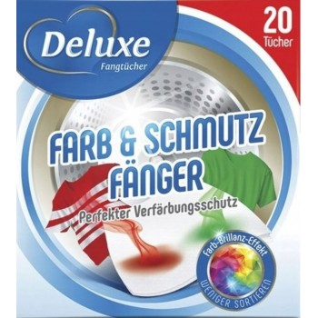 Серветки для захисту білизни від фарбування Deluxe Farb 20 шт.
