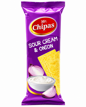 Чипсы Mr. Chipas Sour Cream and Onion сметана и лук 75 г 4820235280246