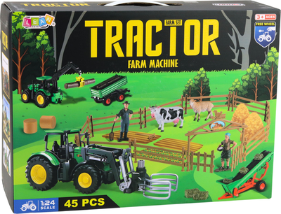 Ігровий набір Lean Toys Tractor Farm Machine 45 ел. 28949 (5905991089292)
