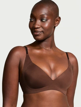 Бюстгальтер з Push-up без кісточок безшовний Victoria's Secret 258807033 L Коричневий (1159865043)