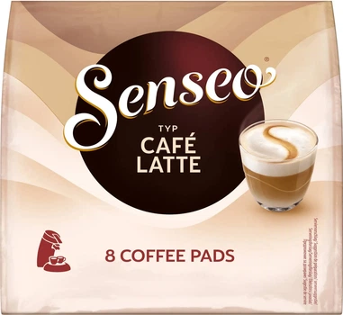 Кофе в чалдах Senseo Cafe Latte 8 монодоз Philips Senseo 62 мм