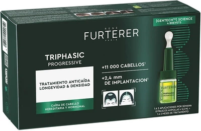 Ампули для волосся Rene Furterer Triphasic Progressive Gentech 8 × 5.5 мл (3282771000619)