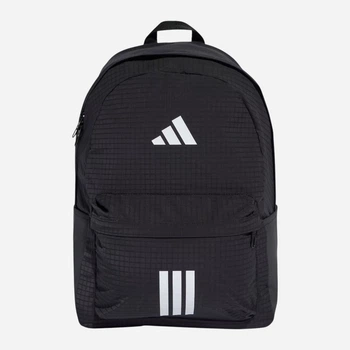 Рюкзак спортивный 27,4 л вмещает формат А4 Adidas Q3 Ess Bars3Rs Bp JX6497 Черный (4068811571108)