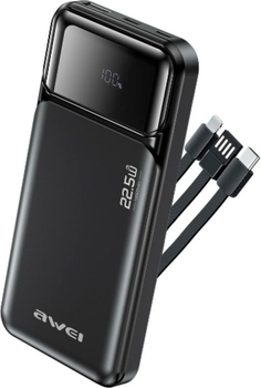 УМБ Awei PA-91 10000 mAh 22.5W Black (AWE000305)