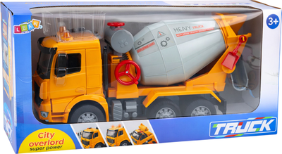 Вантажівка-бетономішалка Lean Toys зі світловими та звуковими ефектами 30800 (5905991097594)