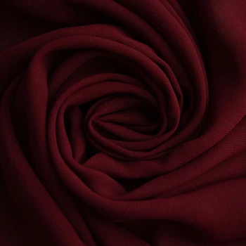 Тканина платтяна шифон Sheila IDEIA 60 г/м2 145 см легка матова напівпрозора тканина для елегантного одягу божолє м.п.