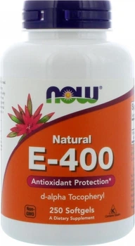 Witamina E Now Foods E-400 250 kapsułek (733739008398)
