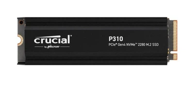 SSD накопичувач з радіатором Crucial P310 1 TB (CT1000P310SSD5), PCIe 4.0, M.2 2280 (up to 7100/6000 MB/s), з радіатором, сумісний з Playstation 5
