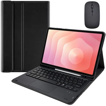 Чехол-клавиатура Smart Cover + Мышка для Samsung Galaxy Tab S11 Ukr+Ru+En Black