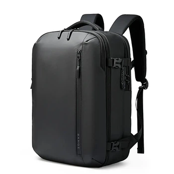 Дорожный рюкзак Bange BG-7876-1 для ноутбука 17" с вакуумным отделением и замком TSA (Черный)