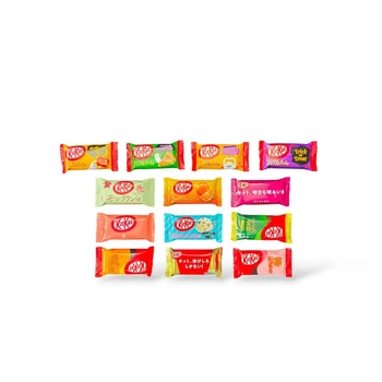 Міні-цукерки Nestle Kitkat Mix Flavor13 144 грам (набір 13 штук)