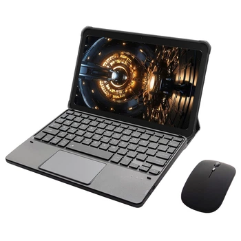 Клавиатура-подставка беспроводная Smart Keyboard + Мышка для Hotwav R10 Pro Ukr+Eng Black